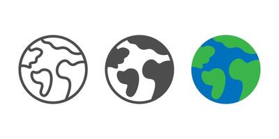 world wide web icon collection set vector