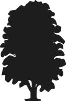 Nature Tree Silhouette - Elegant Design Element vector