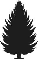 Simple Tree Silhouette for Design vector