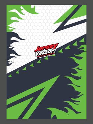 A green and black graphic with the words jerry's vision