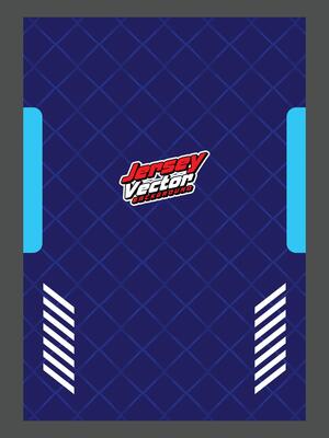 The background templet of a blue and white sports car