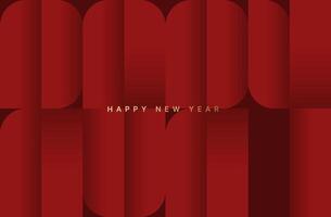 illustration for flyer template, greeting card, poster, banner or social media. 2024 number design with geometric shapes for Happy New Year and Merry Christmas. vector