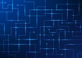 Technology background showing interconnected data lines, conveying the connection of data and data analysis in the digital age, data exchange, suitable for IT and software development applications. vector