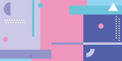 elegant pastel color geometric shape background design. vector