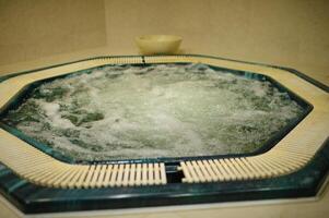 Bubble bath at the Spa. Relax in the small pool photo