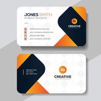 Editable business card templates and mockup Free vector