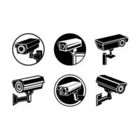 Stylish design of an outdoor surveillance camera for security graphics vector