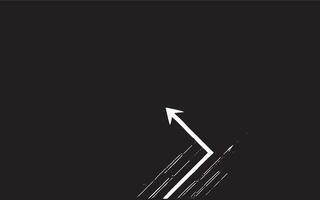 Black technology and gaming background with random arrow vector