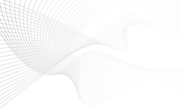 resumen blanco minimalista a rayas antecedentes. moderno futurista concepto con infinito líneas. tecnología digital diseño. vector