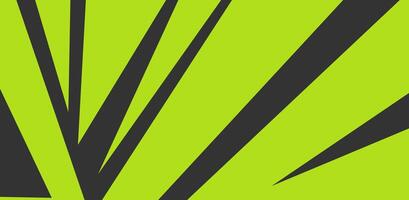 A geometric abstract design with sharp black lines intersecting over a bold yellow background, perfect for modern and creative projects. vector