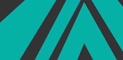 A modern abstract with bold black angular lines over a vibrant blue backdrop, great for edgy and contemporary visuals. vector