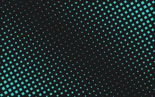 A featuring a halftone pattern of teal dots on a black background, perfect for futuristic designs. vector