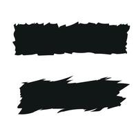 TWO BRUSH PATTERNS FORM LONG SQUARES. BLACK FLAT COLOR IS GREAT FOR COMPLEMENTING THE DESIGN vector