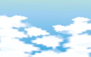 Background of clouds in the blue sky. Great for design backgrounds and more vector