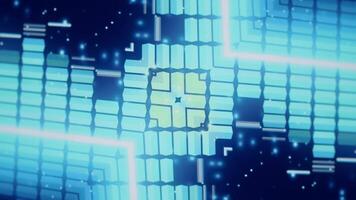 Abstract design animated background. Sound wave texture pattern loop animation on black. abstract wallpaper graphic design seamless background footage. Visual of music equalizer in different movements video