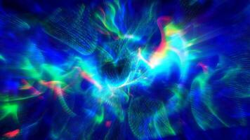 An abstract, ethereal blue and black swirl pattern, creating a sense of mystery and depth, ideal for use in futuristic, sci-fi, or tech-related visual projects video