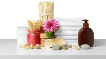 Composition of spa treatment photo