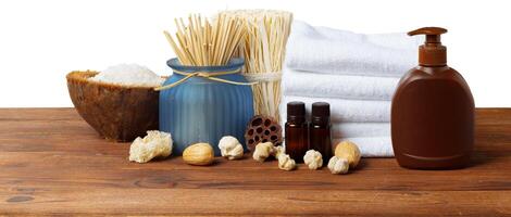 Composition of spa treatment photo
