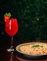 A collection of icy refreshments and frosted bliss, offering crystal cool drinks served on the rocks for the ultimate refreshing experience photo