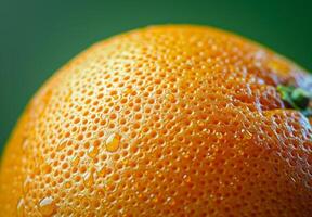 Orange with water droplets photo