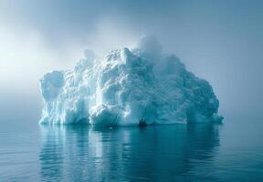 Iceberg in the arctic ocean photo
