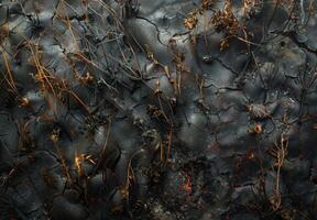 A close up of a black and red background photo