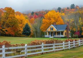 A white fence with a white picket photo