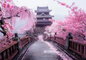 Cherry blossom in china photo