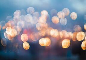 Abstract bokeh light background photo