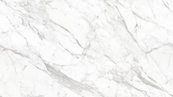 A close-up top view texture of white marble floor with light grey veining, creating a clean and elegant look photo