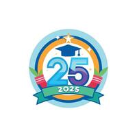 Classy Class of 2025 vector