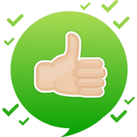 Yes and No check marks icon on white background. Flat simple style trend modern red and green checkmark png