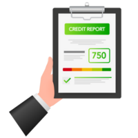 Flat credit report for report design. Credit card icon. icon. isometric design. Online banking png