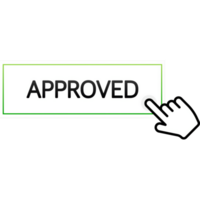 Approved tick notification, successful operation check mark. Laptop with checkmark notification png