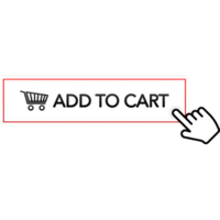 Add to cart. Banner for web design. Check mark icon. Banner sale png