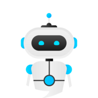 Chatbot icon concept, chat bot or chatterbot. Robot Virtual Assistance Of Website Or Mobile Applications. illustration png