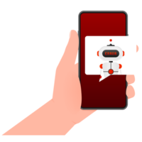 Error chatbot glyph icon. Silhouette symbol. Talkbot with error in speech bubble. Error bot. Artificial intelligence png