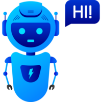 Chatbot icon concept, chat bot or chatterbot. Robot Virtual Assistance Of Website Or Mobile Applications. illustration png