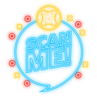Neon Icon. Scan code smartphone on white background. Isolated white background. Bar code icon. Flat illustration. png