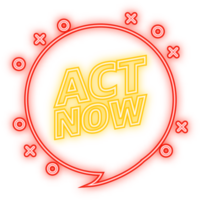Neon Icon. Red button on white backdrop. Call business icon. web button. illustration png