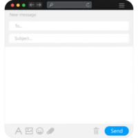 Browser window illustration. Browser or web browser in flat style. Window concept internet browser png