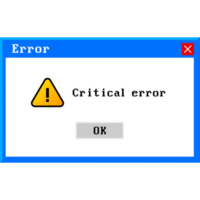 System error icon failure pc interface. Error message computer window alert popup png