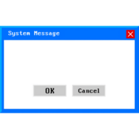 System error icon failure pc interface. Error message computer window alert popup png