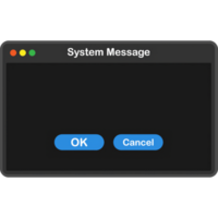 System error icon failure pc interface. Error message computer window alert popup png