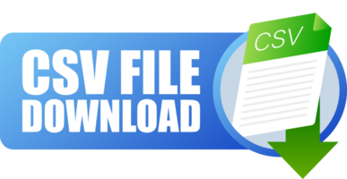 CSV file icon. Spreadsheet document type. Modern flat design graphic illustration. CSV icon. png