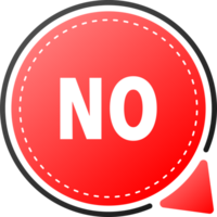 Ja und Nein Taste. genehmigt und abgelehnt. Ja Nein im Rede Blase. prüfen markiert. png