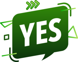 Yes and No button. Approved and Rejected. Yes no in speech bubble. Check marks. png