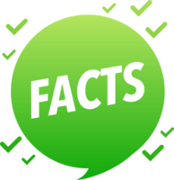Facts vs myths, fact-checking. Check mark. Fake news. Rumors comparing with true information. Facts vs myths label. png