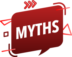 Facts vs myths, fact-checking. Check mark. Fake news. Rumors comparing with true information. Facts vs myths label. png