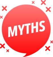 Facts vs myths, fact-checking. Check mark. Fake news. Rumors comparing with true information. Facts vs myths label. png